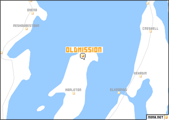 map of Old Mission