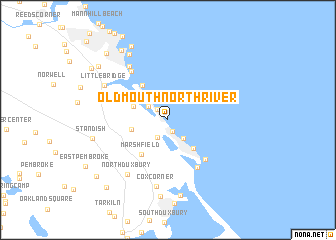 map of Old Mouth North River