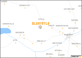 map of Old Myrtle