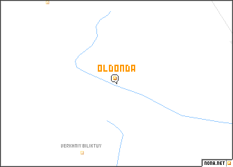 map of Oldonda
