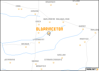 map of Old Princeton