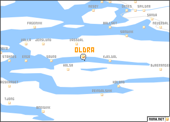 map of Oldra