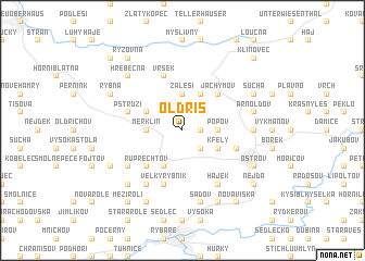 map of Oldřiš