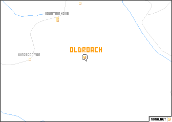 map of Old Roach