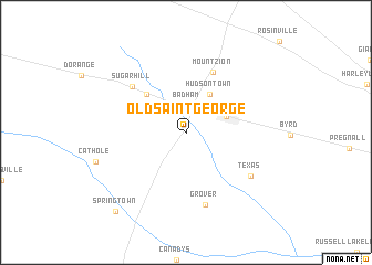 map of Old Saint George