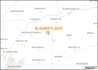 map of Old Saint Louis