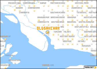 map of Old Sāk Char
