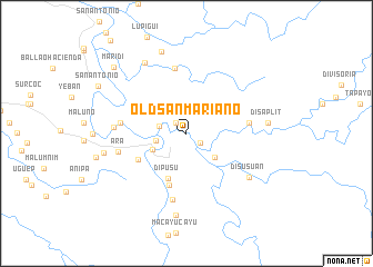 map of Old San Mariano