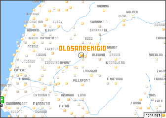 map of Old San Remigio