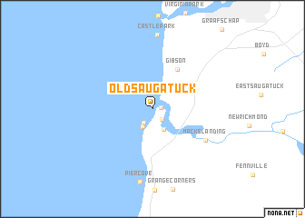 map of Old Saugatuck