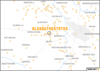 map of Old South Estates