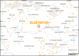 map of Old Stanton