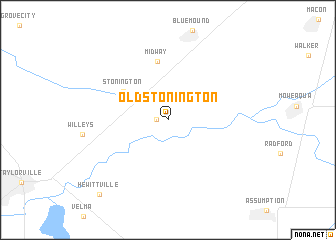 map of Old Stonington