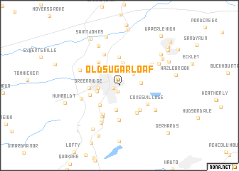 map of Old Sugar Loaf