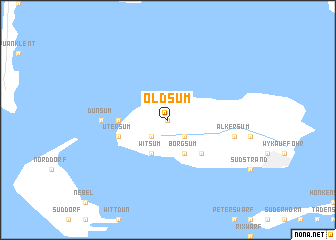 map of Oldsum