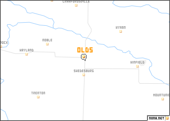 map of Olds