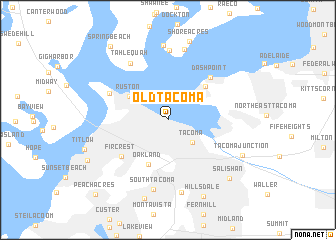 map of Old Tacoma