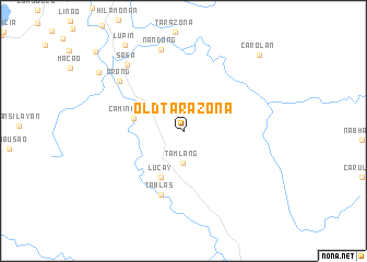 map of Old Tarazona