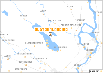 map of Old Town Landing