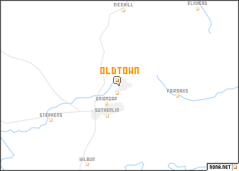 map of Old Town