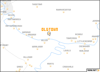 map of Oldtown