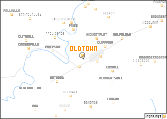 map of Oldtown