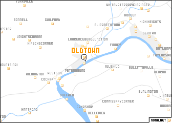 map of Oldtown