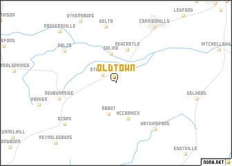 map of Oldtown