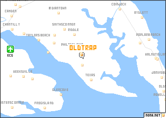 map of Old Trap