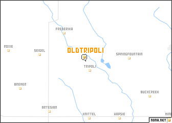 map of Old Tripoli