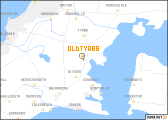 map of Old Tyabb