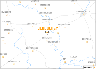 map of Old Volney