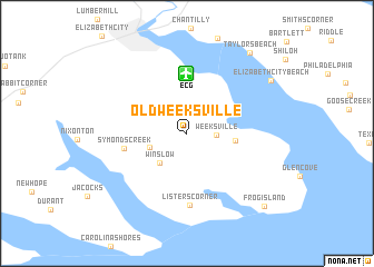 map of Old Weeksville