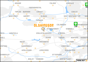 map of Old Windsor