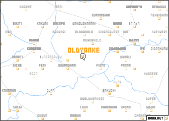 map of Old Yanke