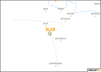 map of Olea
