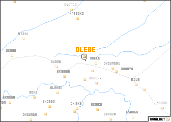 map of Olébé