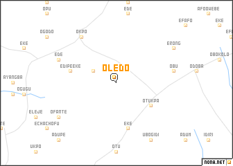 map of Oledo