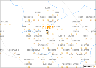 map of Olege