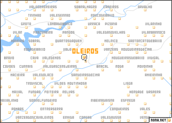 map of Oleiros