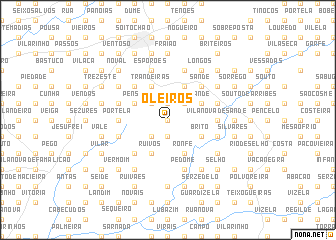 map of Oleiros