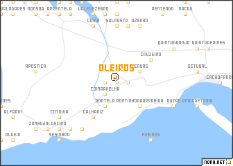 map of Oleiros