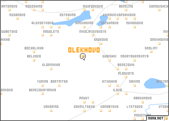 map of Olëkhovo