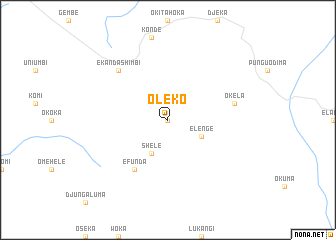 map of Oleko