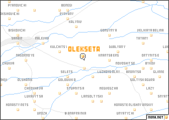 map of Olekseta