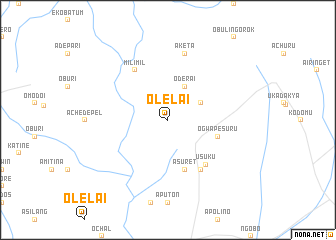 map of Olelai