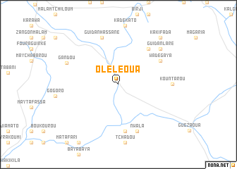 map of Oléléoua