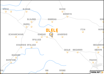 map of Olele