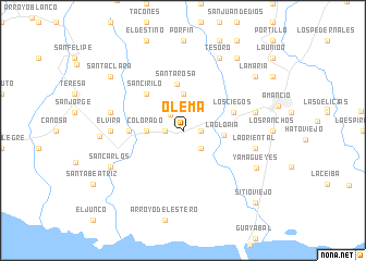 map of Olema