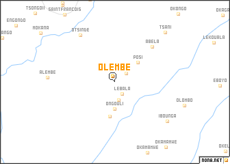 map of Olembé